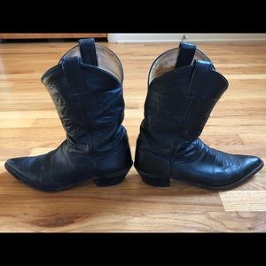 Black London Calf Justin Boots